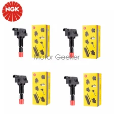 U5162 30520PWC501 4 Pcs OEM NGK Ignition Coils for Honda Fit 2007-2008 1.5L