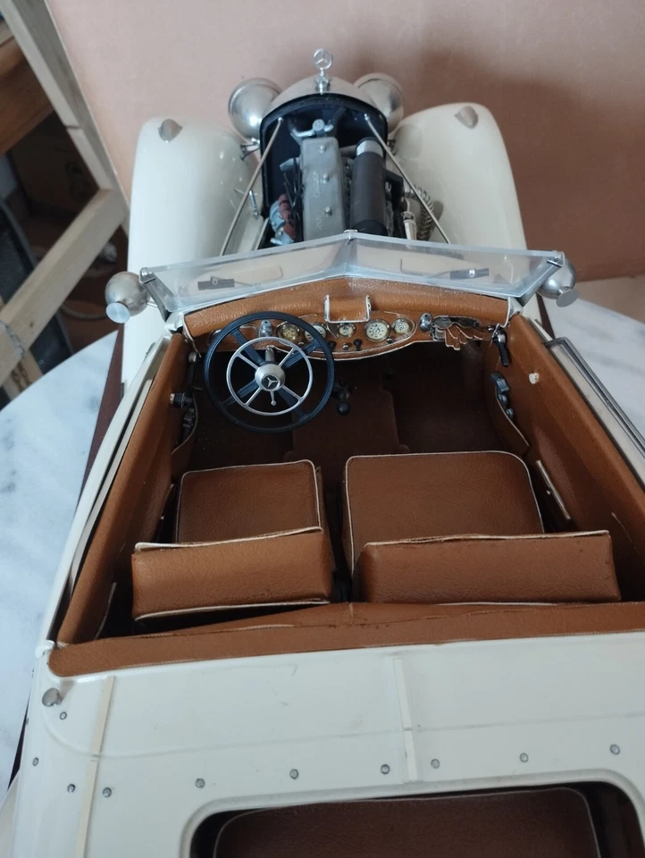 Pocher built kit Mercedes-Benz 540 K Roadster 1:8 white  - Immagine 3 di 4