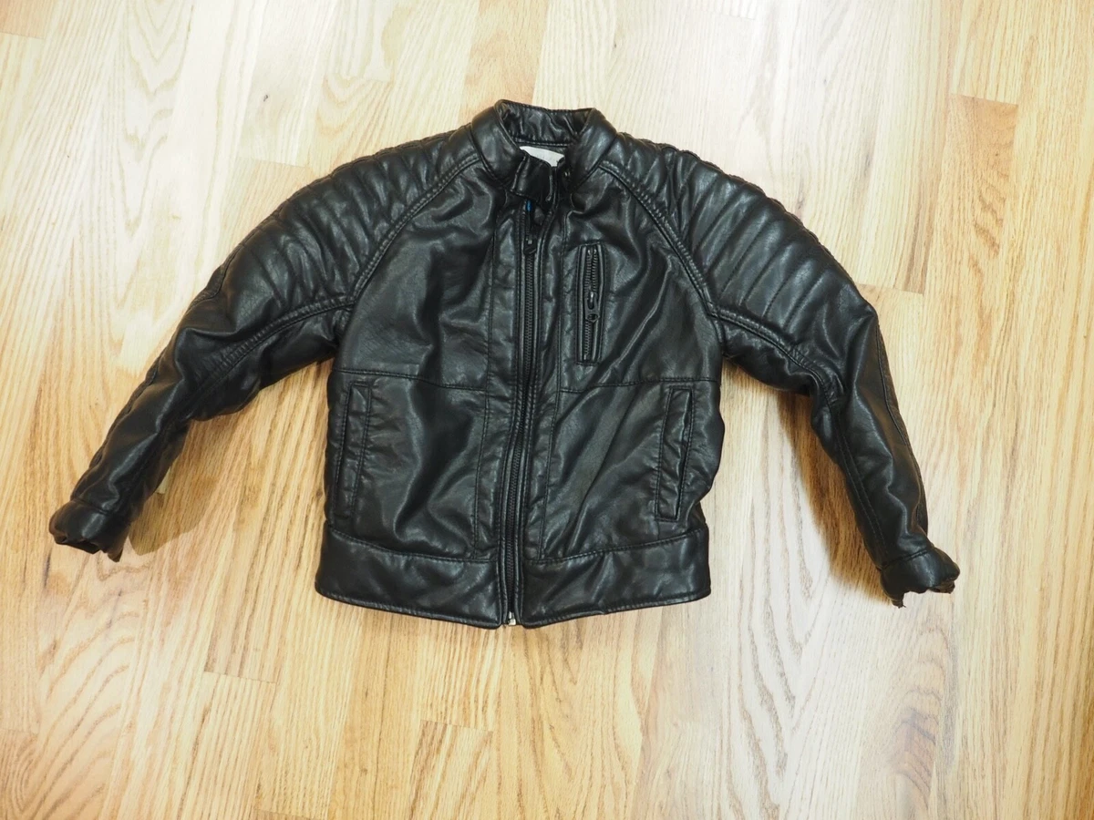 Zara boys leather shop jacket