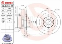 Bremsscheiben 2 StüCk Scheibenbremse Brake Discs Brembo 08.9459.20