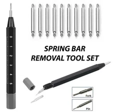 Spring Bar Removal Tool for Watch Strap band Changing Repair kit Replacing lugs