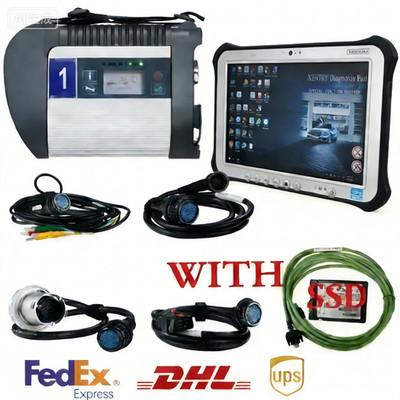 MB Star C4 25.12 Xentry Full Set SD Connect for Mercedes Diagnostic Tool Pluged