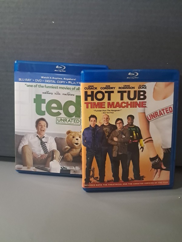 Lot Of 2 Blu Ray Movies Ted And Hot Tub Time Machine