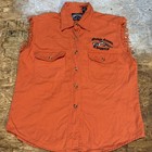 Orange County Choppers Cut Off Shirt Vest Sleeveless Women’s Large