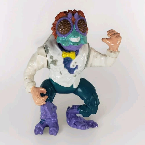 TMNT Teenage Mutant Ninja Turtles BAXTER STOCKMAN Vtg 1989 figure *Read