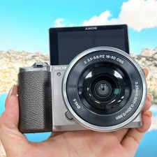 Sony Alpha a5100 24.3MP Mirrorless Digital Camera w/ 16-50mm Lens -95 New