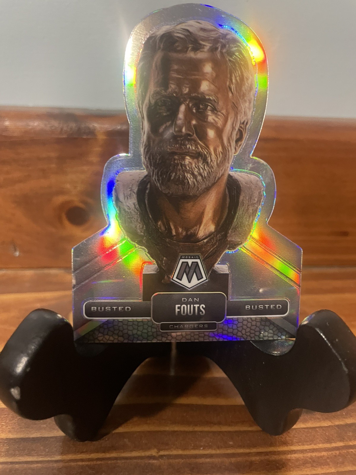 DAN FOUTS (case hit) - 2021 Panini Mosaic Busted #BU18 - CHARGERS