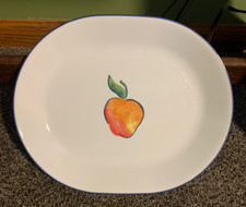 Corelle Fruit Basket Apple Platter 10 x 12 Inches