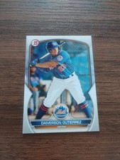Daiverson Gutierrez Prospect Rookie 2023 Bowman Draft Card #BD-127 New York Mets