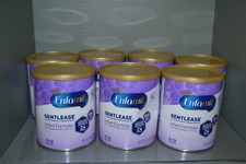  7 Enfamil Gentlease Infant Formula With Iron, 12.4 oz Each, Exp. 10/2027