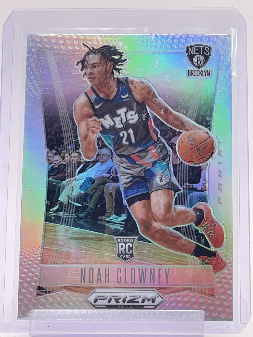 NOAH CLOWNEY 2023-24 PANINI PRIZM DECA ROOKIE SILVER NETS #102 RC Q1713