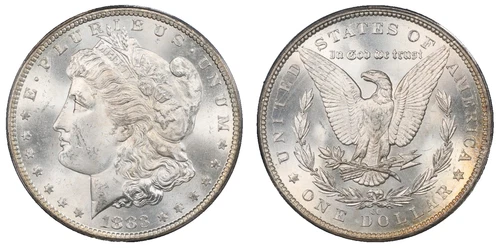 1883-CC Morgan Silver Dollar  PCGS MS63 OGH  PQ!!!