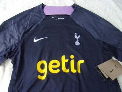 NWT Nike dri fit slim fit T, navy blue, Tottenham, getir, mens S, $55, crew neck
