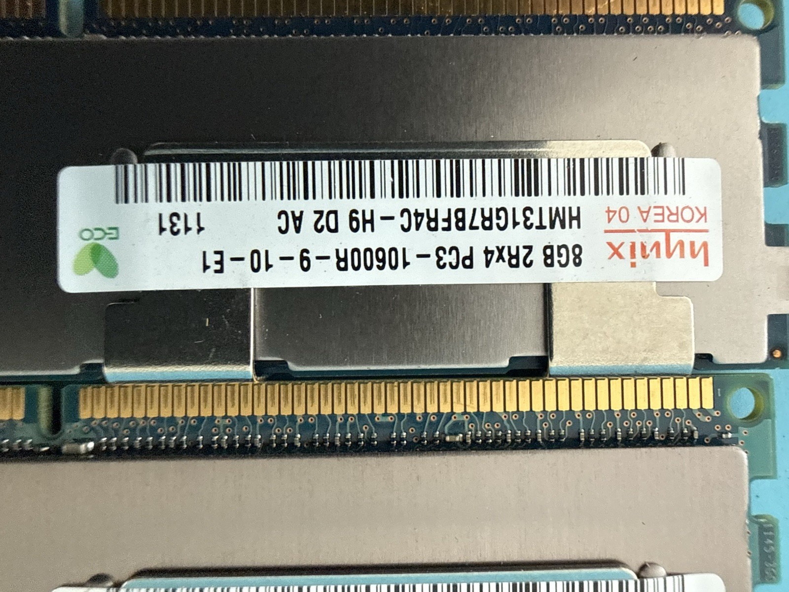 как выглядит Lot of 6 Hynix 8GB 2Rx4 PC3-10600R DDR3 ECC Registered Server RAM 1333MHz фото