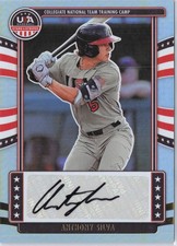 2024 Panini Stars & Stripes USA Baseball #NTS-AS Anthony Silva Signatures