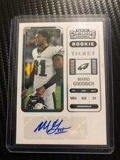 2022 Panini Contenders - Rookie Ticket Mario Goodrich #295 (AU, RC)