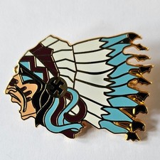 Escadrille de Chasse SPA 124 SIOUX Insigne Balme A 1105 Variante oeil bleu