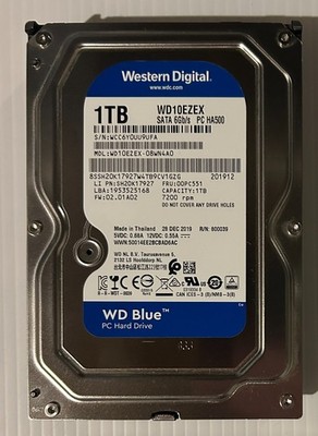 Western Digital  1TB, 3.5'', 6Gb/s SATA III, 64MB, 7200RPM, WD10EZEX-08WN4A0