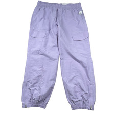 Pantalones de chándal Old Navy para mujer L de secado rápido paracaídas danza lavanda Swishy