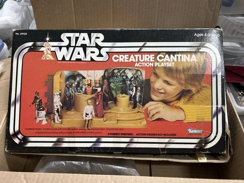 Vintage 1978 Kenner Star Wars Creature Cantina Action Playset Complete with Box