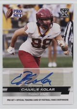 2022 Leaf Pro Set Draft Auto Charlie Kolar #PSA-CK1 Auto 8d2