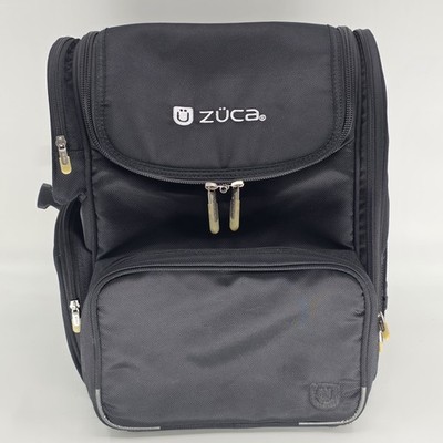 Zuca Business Backpack Black Zip Pocket Laptop Sleeve Padded Carrying Bag Travel