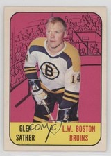1967-68 Topps Glen Sather #38 HOF 4wd