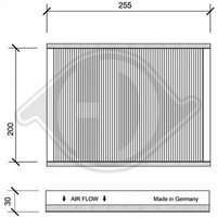 1X Filter Innenraumluft Diederichs DCI1062 Diederichs Climate FüR CitroëN