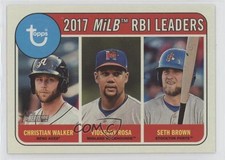 2018 Heritage Minor League Edition Leaders Glossy Seth Brown Viosergy Rosa 07ew