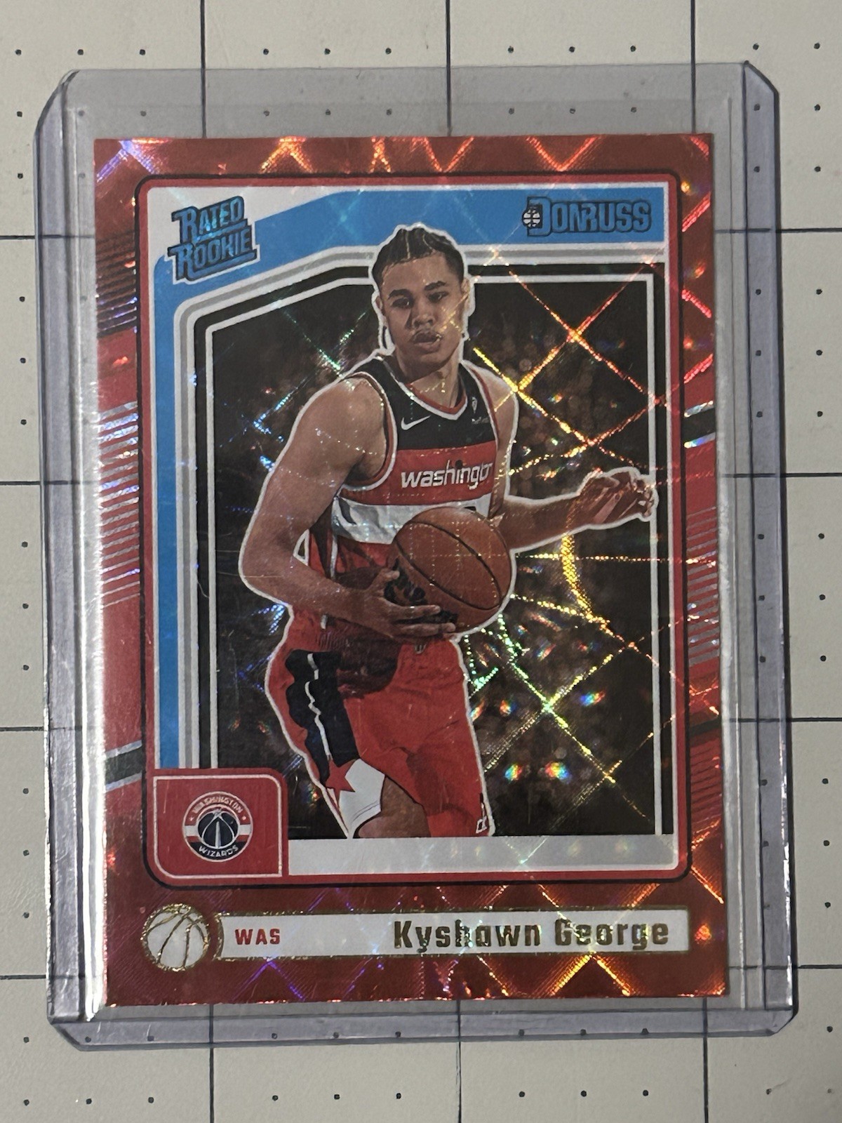 2024-25 Panini Donruss - Rated Rookie Kyshawn George #225 International (RC)