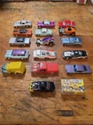 Vintage Diecast Car Lot (16 Cars) Hot Wheels Matchbox Johnny Lightning + Mini Bo