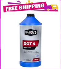 Super Tech Dot 4 Motor Vehicle Brake Fluid, 32 fl oz 0.35 per gallon