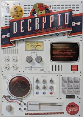 Decrypto - Sicher kommunizieren - Skorpion Masqué Partyspiel Brandneu & Versiegelt