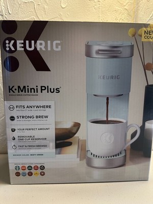 Keurig K-Mini Plus Single Serve K-Cup Pod Coffee Maker, Misty Green New