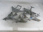 Vintage DINKY TOYS lot of 5 Jet Fighter Aircraft
