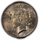 1926 $1 Silver Peace Dollar - Luster - UNC - SKU-D7535