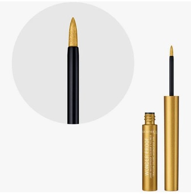 3PCS Rimmel London Waterproof Wonder'proof Liners, 007 SHINY GOLD
