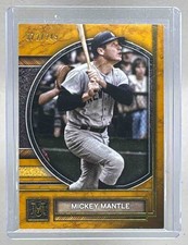 Mickey Mantle 2025 Topps Museum Collection #71 Gold 072/249