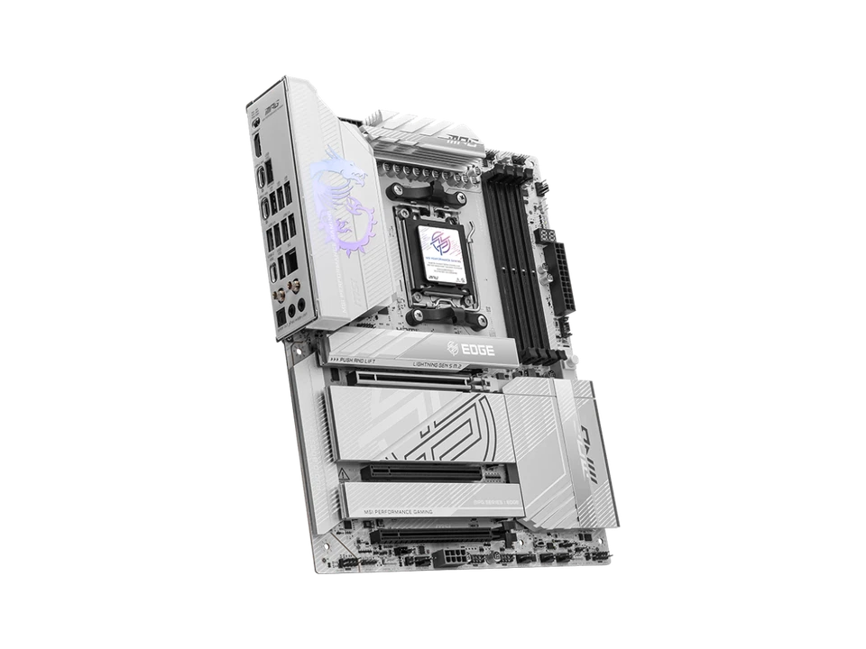 MSI MPG MPG X870E EDGE TI WIFI AM5 AMD X870E SATA 6Gb/s 5G LAN DDR5 M.2 Wi-Fi 7 - Image 4 of 4