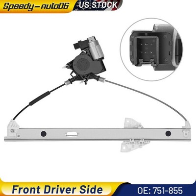Front Left Power Window Regulator w/2 Pins Motor For 07-15 Mazda CX-9 3.5L/3.7L