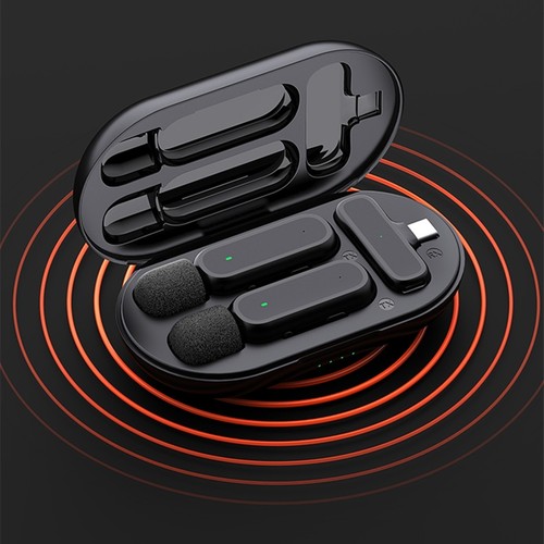 Lavalier Microphone Audio Video Recording Mic For iPhone 15 For Android Phone - Afbeelding 7 van 19