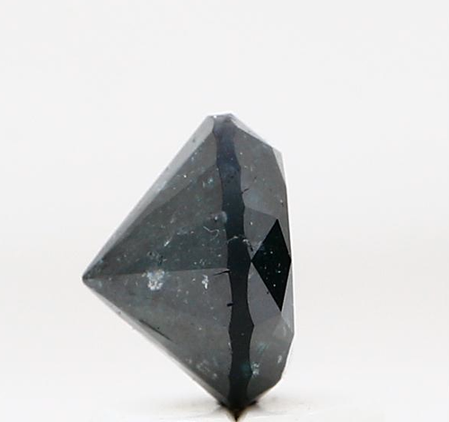 round cut diamond 1+carat blue color brilliantcut natural diamond for gift 6x4mm - Picture 4 of 12