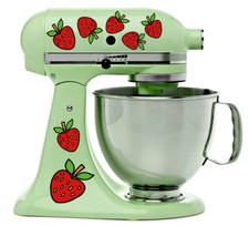 Strawberry Bakery Kitchenaid Mixer Mixing Machine Decal Art Wrap