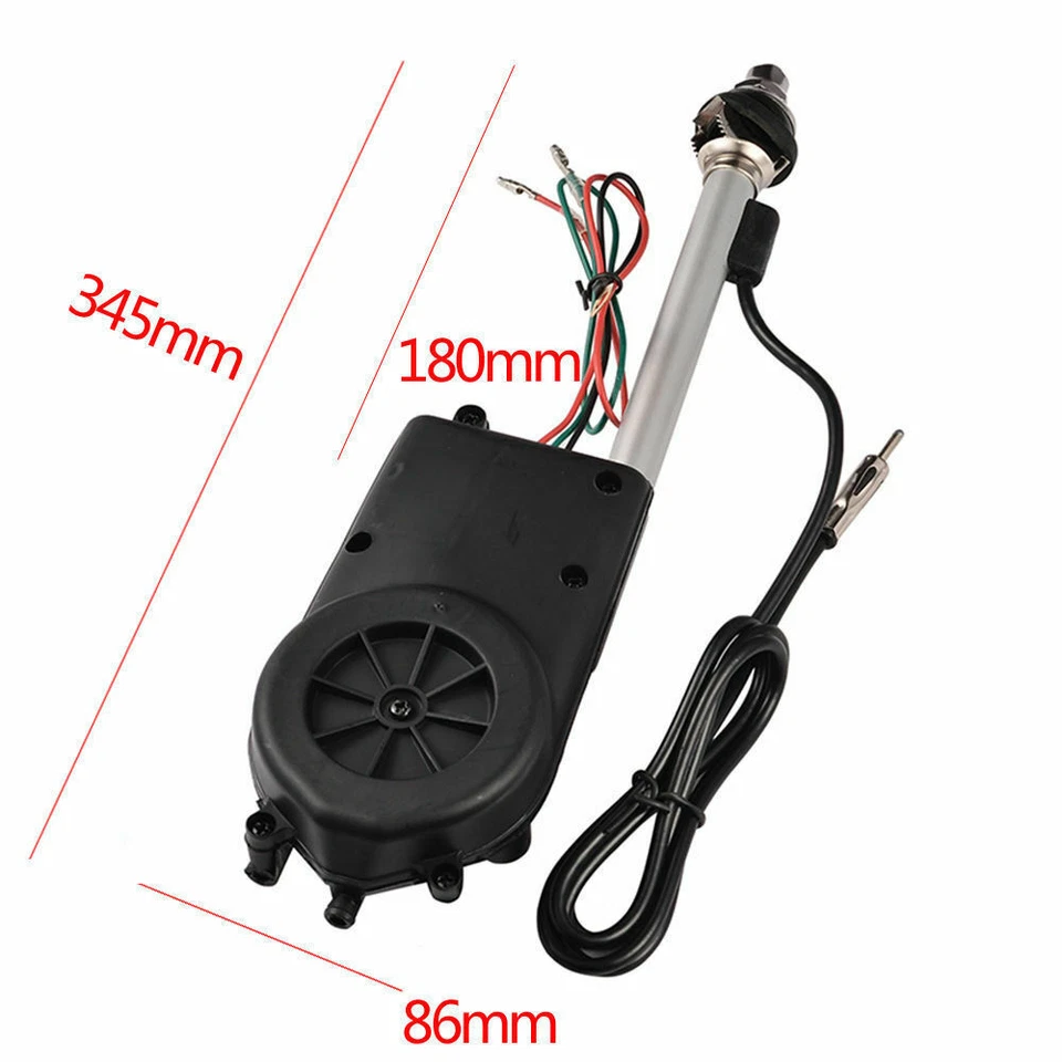 Power Antenna AM FM Radio Mast Replacement Kit Trunk OEM Car Aerial Adapter 12V - Image 4 of 4