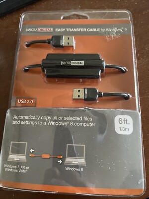 NEW MICRA DIGITAL EASY TRANSFER CABLE for WINDOWS 8