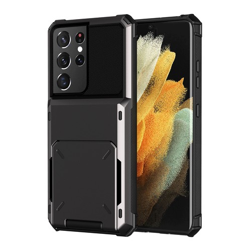 For Samsung Galaxy S24 S23 S22 Ultra S20 S21 Plus Note 20 Card Holder Phone Case - Picture 16 of 19