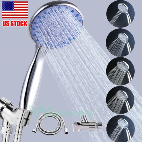 High-Pressure Shower Head, Multi-Functional Hand Held Sprinkler With 5 Modes New - Picture 2 of 14