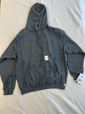 トップス 90s RUSSELL ATHLETIC blank hoodie Vintage 90s Style Russell Athletic Dark Grey Hoodie