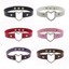 JJDreams Gothic Choker Heart 2Pcs Bracciale in pelle Set Choker Punk Black Rock Collana in pelle