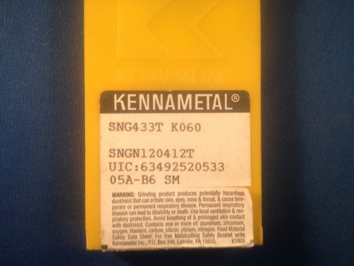 NIB Kennametal Kyon Inserts SNG 433T KY060 - Picture 2 of 2
